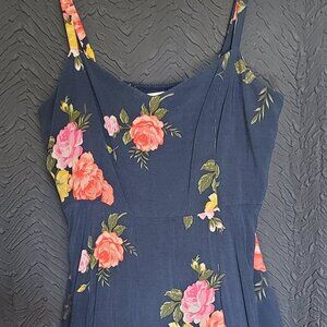 Blue Old Navy Fit & Flare Cami Mini Dress